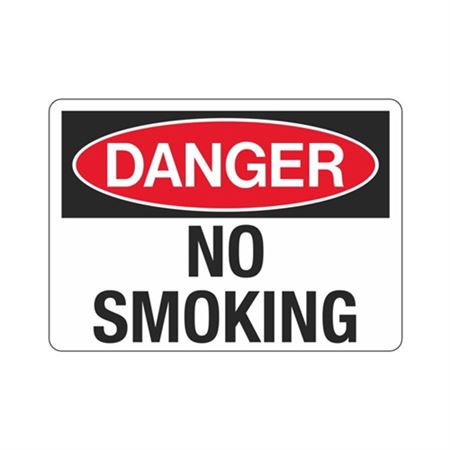 Danger No Smoking Sign